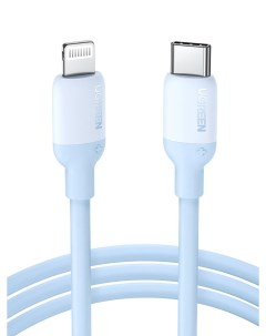 Кабель USB Type C Lightning 8 pin MFi 3A 1м синий US387 20313 Ugreen