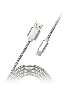 Кабель USB Type C USB 1м серебристый iK 3112silver met Smartbuy