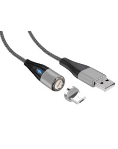 Кабель USB Micro USB 3A быстрая зарядка 1м серый JA DC28 1m Grey Jet.a