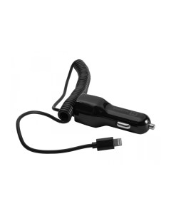 Автомобильное зарядное устройство ССH 3115 USB 2 1А кабель Lightning 8 pin черный H00002157 Harper