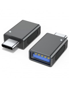 Переходник адаптер USB USB Type C OTG черный KS 753GR Ks-is