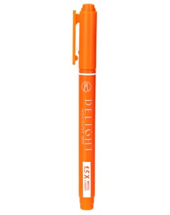Текстовыделитель EU010 OR скошенный пиш наконечник 1 4мм оранжевый Deli