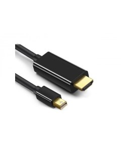 Кабель переходник адаптер Mini DisplayPort M HDMI 19M 4K экранированный 3 м черный KS 517 3м Ks-is