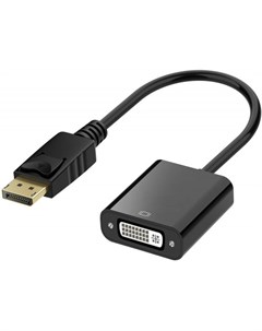 Кабель переходник адаптер DisplayPort 20M DVI I 29F 15 см черный KS 519 Ks-is