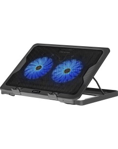 Охлаждающая подставка для ноутбука 17 NS 503 вентилятор 2x126 мм синяя подсветка 2xUSB металл пласти Defender