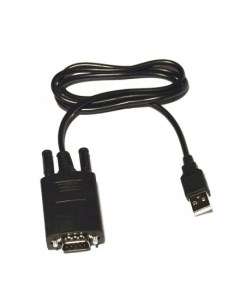 Переходник адаптер USB 2 0 Am DB9 RS 232 черный KS 213 Ks-is