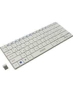 Клавиатура беспроводная SlimLine K7 W White USB мембранная USB белый Jet.a