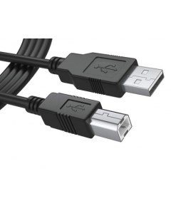 Кабель USB 2 0 Am USB 2 0 Bm 5м черный KS 466 5 Ks-is