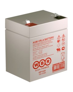 Аккумуляторная батарея для ИБП GP 12V 4 5Ah GP1245 16W Wbr