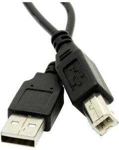 Кабель USB 2 0 Am USB 2 0 Bm экранированный 1 8 м черный UL2725 Antenk
