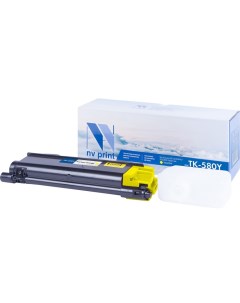 Картридж лазерный NV TK580Y TK 580Y желтый 2800 страниц совместимый для Kyocera FS C5150DN ECOSYS P6 Nv print