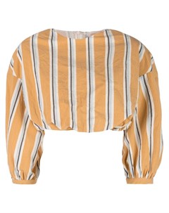 Brock collection укороченная блузка в полоску Brock collection