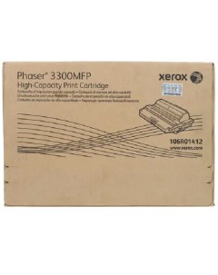 Картридж для лазерного принтера 106R01412 черный оригинальный Xerox