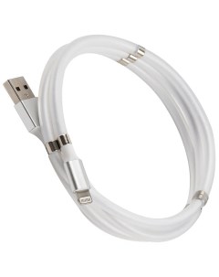 Дата кабель MB USB Lightning белый скручивание на магнитах УТ000021320 Mobility