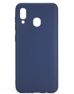 Чехол накладка Soft для Samsung A20 A30 A205 A305 синий Mobileocean