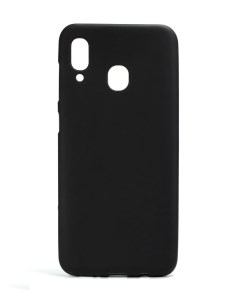 Чехол накладка Soft для Samsung A20 A30 A205 A305 черный Mobileocean