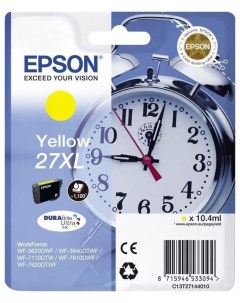 Картридж для струйного принтера T2714 C13T27144022 желтый оригинал Epson