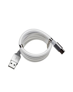 Дата кабель MB USB Type C белый скручивание на магнитах УТ000021321 Mobility