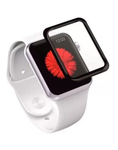 Стекло защитное Apple Watch 42 mm Full screen 3D tempered glass УТ000012852 Corning