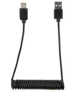 Кабель Spiral USB Micro USB Black Red line