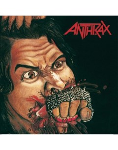 Anthrax Fistful Of Metal limited Edition Red Black Splatter Vinyl LP Megaforce records