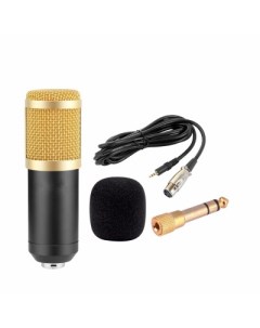 Конденсаторный микрофон BM 800 с ветрозащитой кабелем и переходником Mobicent