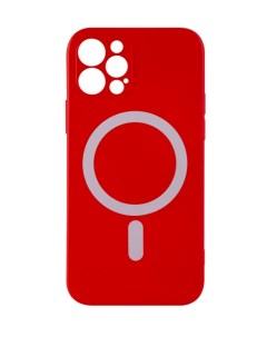 Чехол накладка для iPhone 12 Pro для magsafe красная Barn&hollis