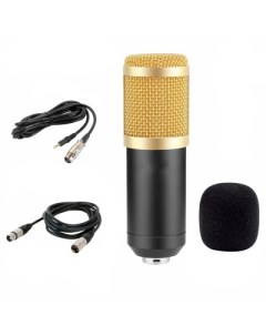 Микрофон BM 800 с кабелем XLR M XLR F 1 5 м и кабелем XLR Jack 3 5 1 5 м Mobicent