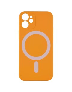 Чехол накладка для iPhone 12 mini для magsafe оранжевая Barn&hollis
