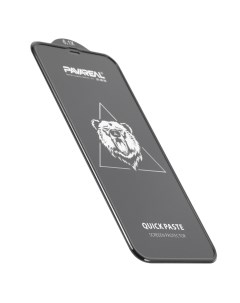 Защитное стекло PA PG09 для iPhone 12 Pro Edge Upgrade черное Pavareal