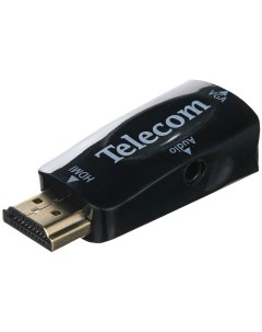 Переходник HDMI VGA TTC4021B Black Telecom
