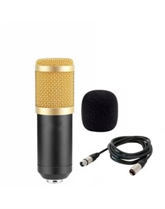 Микрофон BM 800 с ветрозащитой и кабелем XLR M XLR F 1 5 м Mobicent