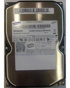 Жесткий диск HDD 80Gb IDE 2Mb 7200rpm SP0822N Samsung