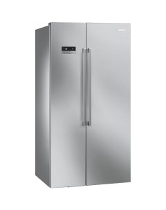 Холодильник SBS63XDF серебристый Smeg