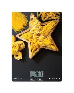 Весы кухонные SC KS57P50 Black Yellow Scarlett