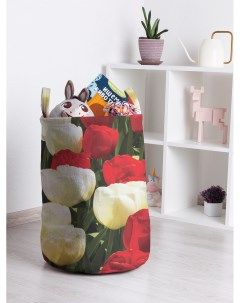 Корзина для игрушек Красочные тюльпаны 35x50 см Joyarty