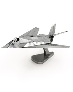 Металлический 3D конструктор Двухдвигательный штурмовик F 117 Nighthawk Meta Fascinations