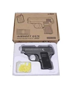 Пистолет игрушечный металл съемный магазин 1B00260 Simba