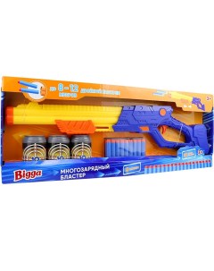 Игровой набор Бластер игрушечный с мягкими снарядами 22 предмета Bigga