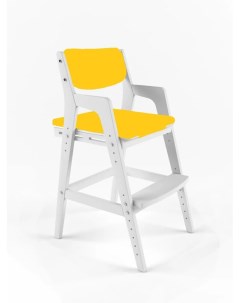 Детский растущий стул Вуди с подушками цвет Белый Желтый PVD0017 38 попугаев