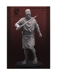 SOR5401 Декоративная фигурка из пластика Roman Bodyguard 54 mm Minerva miniatures