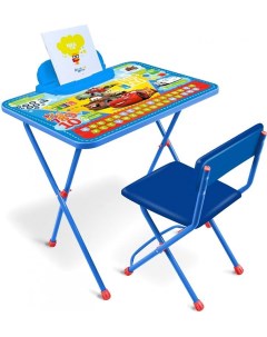 Комплект Disney1 Тачки стол 520 мм с пеналом стул мягкий Nobrand
