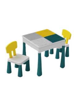 Игровой стол для Лего и 2 стула Nobrand