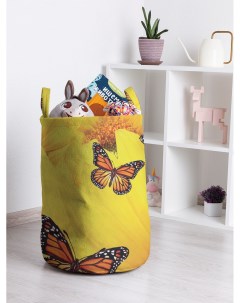 Корзина для игрушек Бабочки на цветах 35x50 см Joyarty