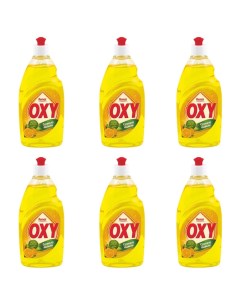 Средство для мытья посуды OXY Сочный лимон 450г 6шт Romax