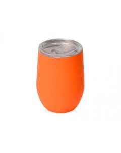 Термокружка Sense Gum soft touch непротекаемая крышка 370 мл оранжевый Waterline