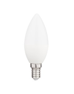 Лампа светодиодная E14 6 Вт 2700К свеча C37 230 В Nobrand