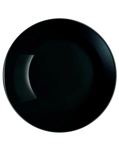 Тарелка Diwali black суповая 20 см Luminarc