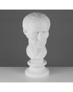 Гипсовая фигура голова Цезаря 20 х 27 х 52 см Мастерская «экорше»