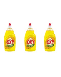 Средство для мытья посуды OXY Сочный лимон 450г 3шт Romax